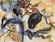 Wassily Kandinsky Fekete Folt oil painting artist